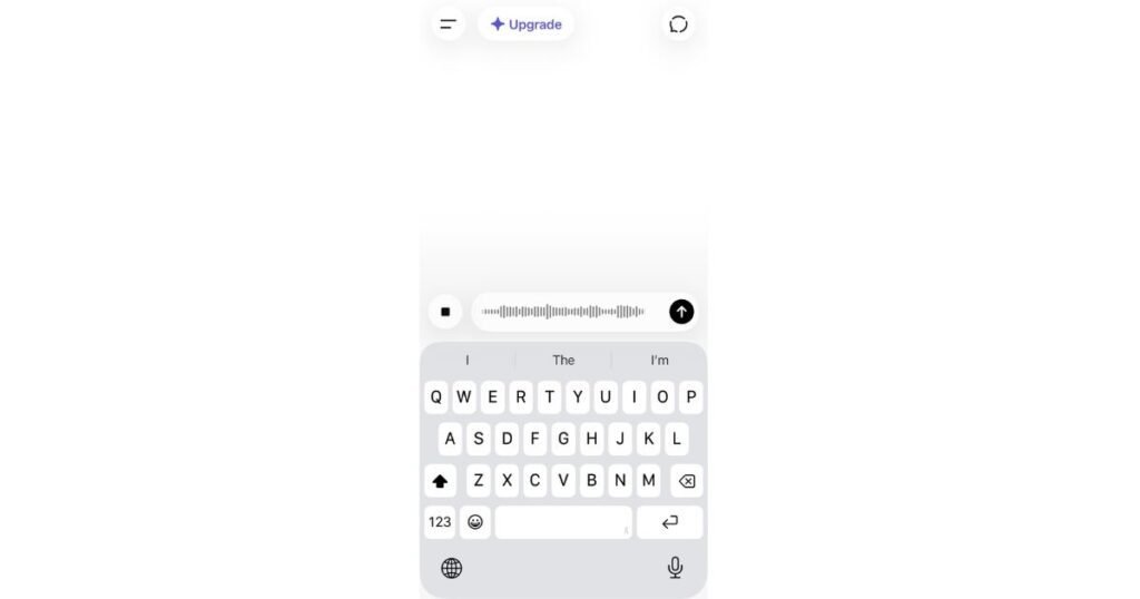 ChatGPT Advanced Voice Mode interface on mobile