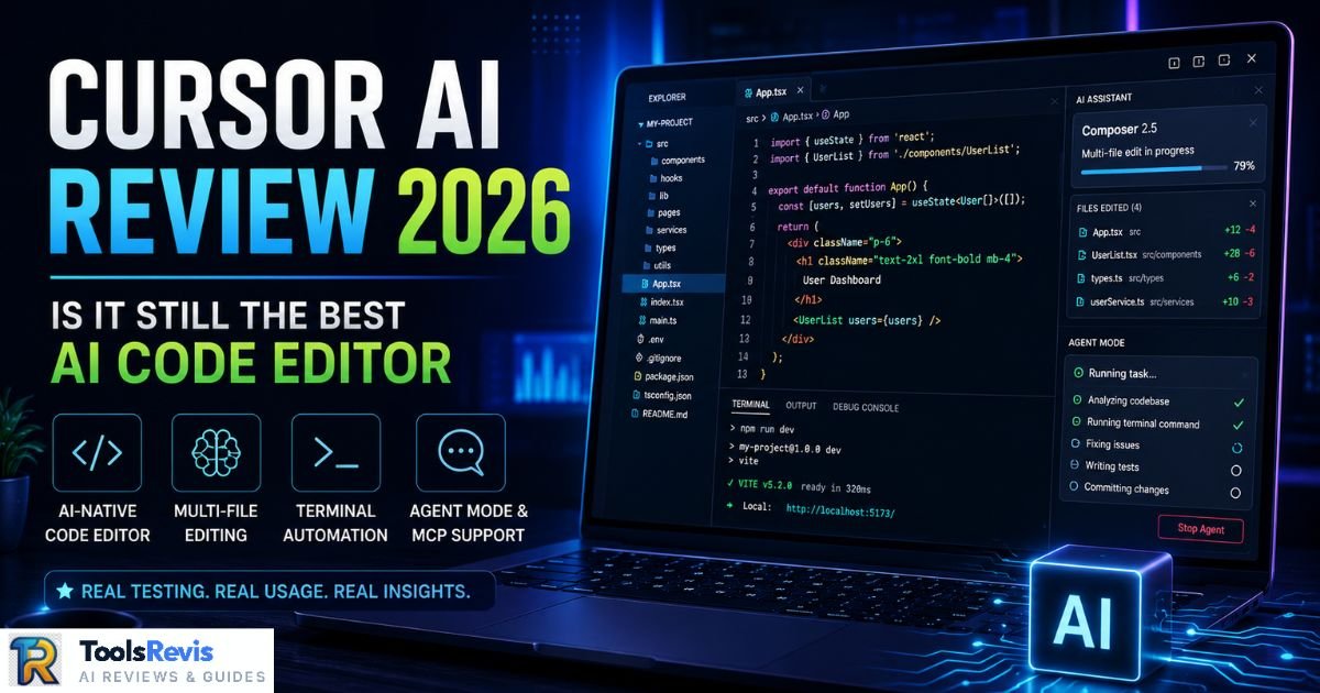 Cursor AI Review 2026 - is it still the best AI code editor, featuring Composer 2.5 and Agent Mode interface
