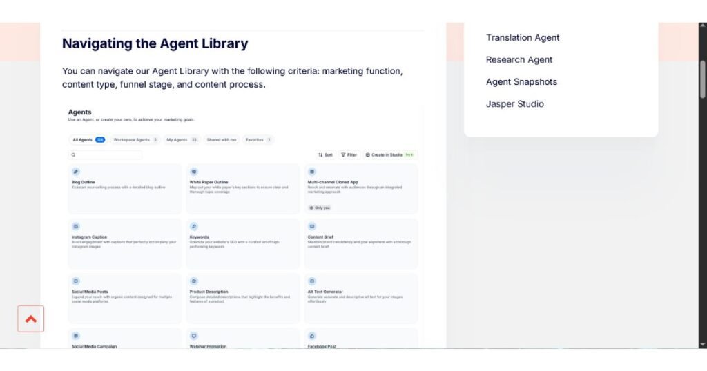 Jasper AI agent workflow for SEO content automation